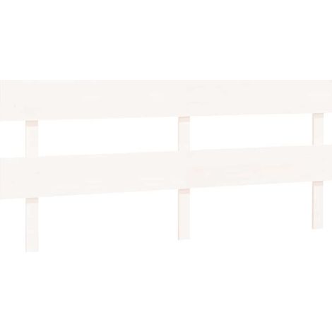Maison Exclusive - Cabecero de cama madera maciza de pino blanco (1/5)