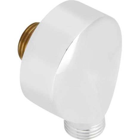 Connecteur de douche - - F-Y281 - Laiton - Plaqué argent - G1/2 (1/5)