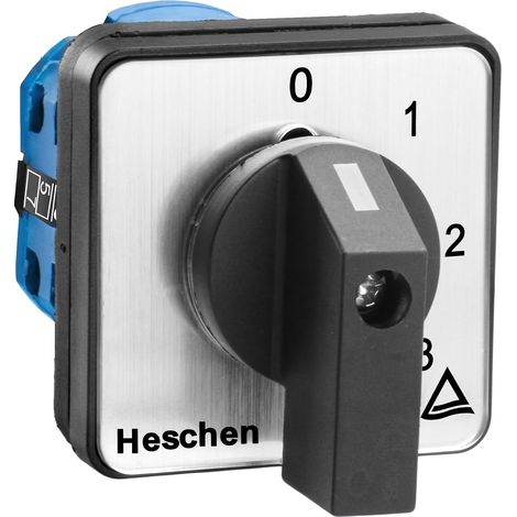 Commutateur universel rotatif SZW26-20/0-3.2 660 V 20 A 4 positions 2 phases 6 bornes (1/5)