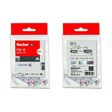 Fischer 544327 Sac Fsl, 10 x 70, multicolore (1/5)