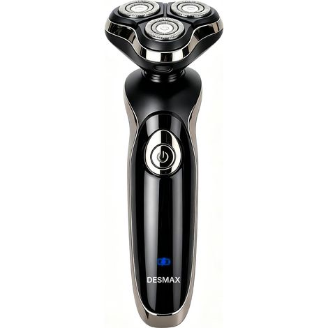 Rasoir électrique pour homme : rasoir électrique 3D à tête flottante pour rasage de près Rasage humide et sec, autonomie de 100 minutes, tondeuse pop-up, charge USB-C, indicateur de batterie LED