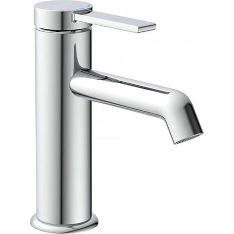 Rubinetto lavabo cromato - Rubinetto monocomando - Maniglia centrale - MIT/LOS/CRO
