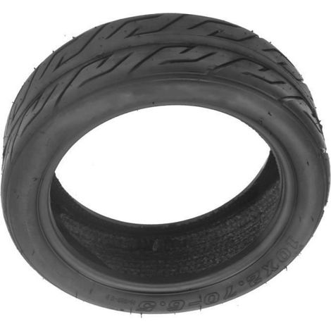 Pneu à vide de 10 pouces Pneu de couverture de pneu de Scooter électrique 10x2.70-6.5 pour roue en caoutchouc de vide de (1/4)