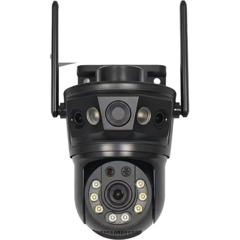 Caméra IP WiFi PTZ 6K 12mp, 3 objectifs, étanche, for l'extérieur, Suivi Automatique, vidéosurveillance sans Fil, sécurité, Audio bidirectionnel (1/5)