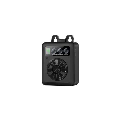 Dispositif anti-aboiement ultrasonique – Portée 50 pieds – 4 niveaux de sensibilité réglables – Rechargeable USB – IP45 étanche