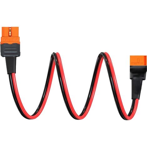 Câble d'extension XT60i avec connecteur mâle-femelle, remplacement pour panneau solaire