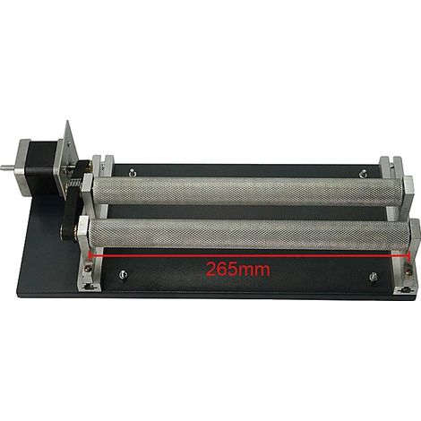 Machine de gravure Axe rotatif, Matériau en aluminium, Longueur de 300 mm, Compatibilité avec les machines laser CO2, Performance de précision, Certifié CE (1/5)