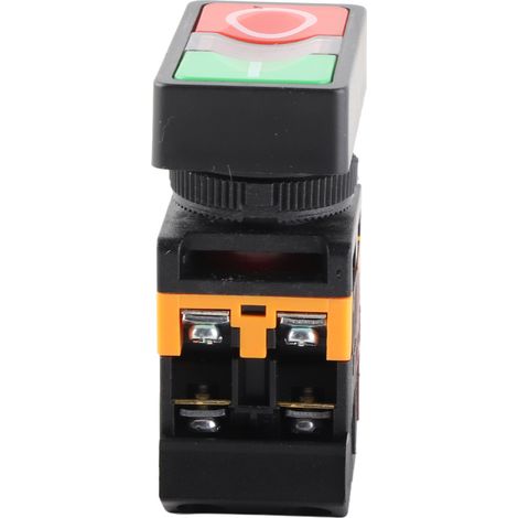 Interrupteur à double bouton-poussoir AS-22N avec voyant LED, bouton momentané marche/arrêt NoNC (24 V CC) (1/5)