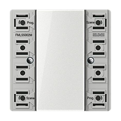 Jung Módulo transmisor de pared inalámbrico eNet, 2 veces, F50, Serie LS FM LS 5002 M