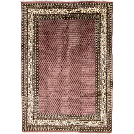 Tapis oriental Mino  - 160x90cm, Rectangular - 100% Laine vierge - Noué main - Rose