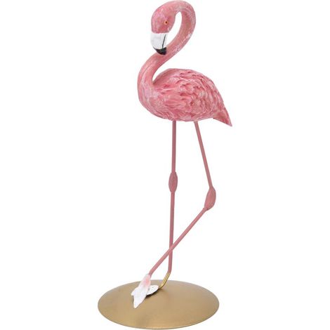 Statue Résine Flamant Rose Figurine Décor Maison Accessoire Design Premium Décoratif Salon Chambre Bureau (1/5)