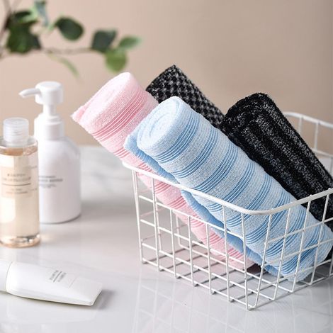 Peelinghandschuh für den Rücken, Reinigungsbürste für die Dusche und Körperpeelinghandtuch (1/5)