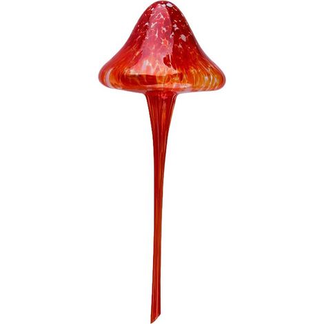 royaluxe -Globe d'arrosage en forme de champignon, grandes ampoules d'arrosage pour plantes, globes d'arrosage en verre coloré, arros automatique pour plantes, pointes décoratives pour plantes d'intér (1/5)