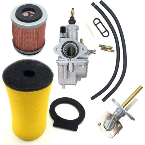 Carburateur 250 pour Yamaha YFB250 YFB250FW avec filtre à air 14451-00-00 1992-2000 YFB250D YFB250FWH YFB250FWM filtre à huile (1/4)