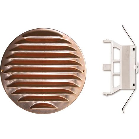 Grille ronde en cuivre