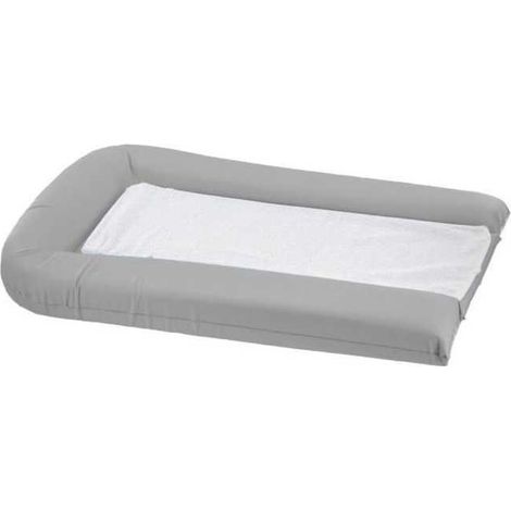 Colchón para cambiar de PVC gris perla DOMIVA + 2 esponjas