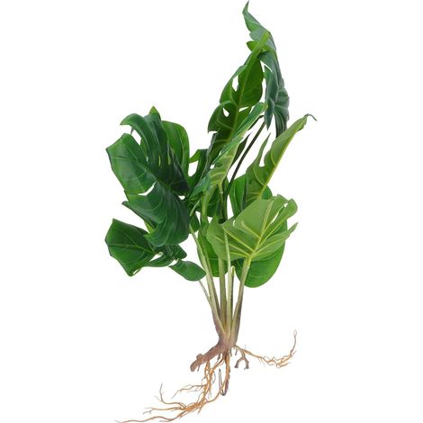 Plante Décorative Artificielle en Plastique Feuillage Faux Vert Réaliste Style Naturel pour Décoration Intérieure et Banquets (1/5)