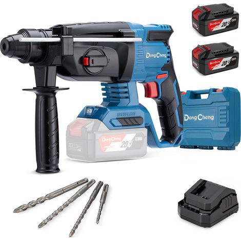 Marteau perforateur sans fil 20V, 2,8 J SDS-plus (2 batterie)