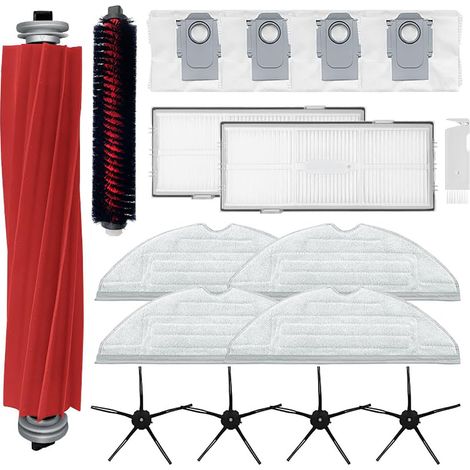 Kit d'accessoires de remplacement 17 pièces pour l'aspirateur