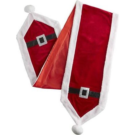 Weihnachtstischläufer, Weihnachtsmanngürtel, winterlicher Weihnachtstisch (1/4)