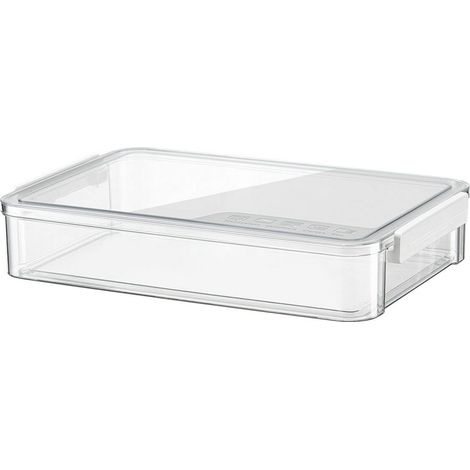 boîte de rangement pour dossiers -Boîte de rangement pour documents en plastique transparent, étanche et légère