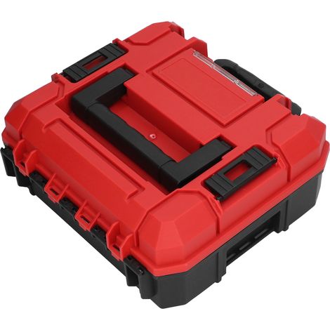 Coffret de Rangement Multifonction Boîte à Outils en Plastique Rouge Portable pour Pièces de Quincaillerie Organisateur (1/5)