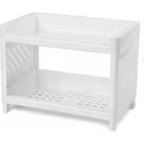 Étagère de Bureau Multifonction, Organisateur de Bureau Pratique et Durable pour Chambre, Blanc (1/5)