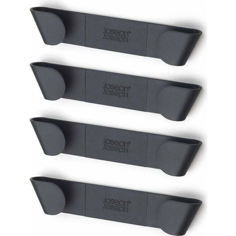 UlisemEnsemble de 4 porte-couvercles pour casseroles - Gris (1/4)