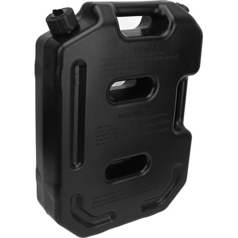 Réservoir de stockage de carburant/huile de 10 L, antichoc, bidon d'essence/gaz de secours universel pour motos, véhicules tout-terrain, SUV et quads (sans support). (1/5)