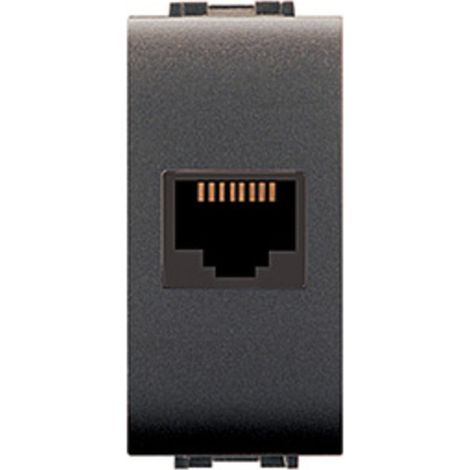 LIFE 4083 PRESA TELEFONICA RJ45 PLUG 8/8 GRIGIO ANT- ELETTROCANALI- 6,0 pz