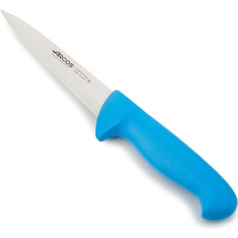 Coltello da macellaio Arcos Colore - Prof 293023 acciaio inox Nitrum e mango ergonomico blu Polipropilene e 15 Lama cm, coperchio espositivo