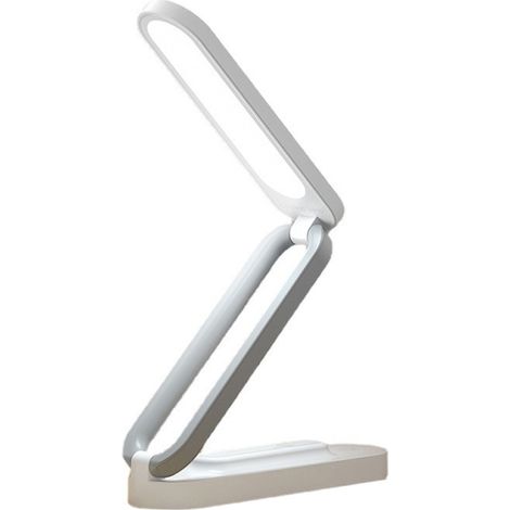 LED-Schreibtischlampe mit 3 einstellbaren Helligkeitsstufen für maximalen Sehkomfort, wiederaufladbar und faltbar, ideal für Zuhause und Büro.