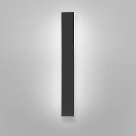 Murale Extérieure Finition Noire,Lampe Murale Longue Créative Avec Abat-Jour Acrylique Lumière D'ambiance,Lampes Murales Linéaires Imperméables Simples Pour Porche,Mur Extérieur (6000K) (1/5)