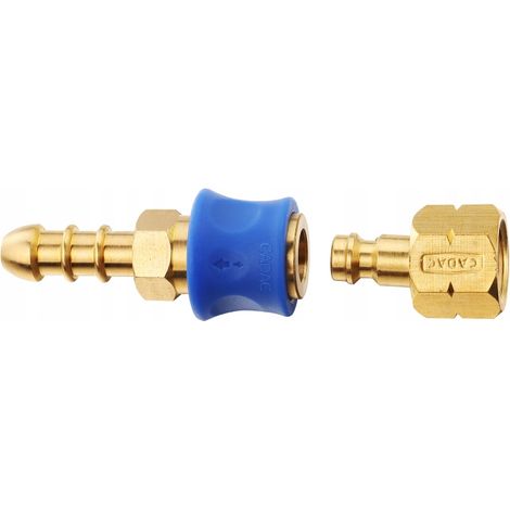 Accessoire de raccordement gaz cadac quick release coupling valve auto-étanche 8 cm