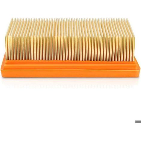 Filtre plissé Plat 2 pièces pour aspirateur Multi-usages Karcher MV4 MV5 MV6 WD4 WD5 WD6 WD5P aspirateur Eau-poussière - remp (1/4)