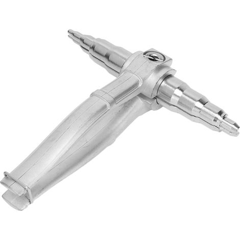 Étendeur à tube cuivre avec ressort intégré, outil à main double tête en alliage zinc-fer argenté 6-22mm 1/4-7/8po, 1 pièce (1/5)