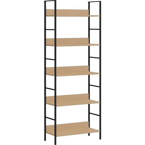 Estantería de 5 niveles madera ingeniería roble 60x27,6x158,5cm vidaXL