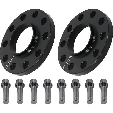 2 Elargisseurs 15mm for BMW M3 E90 E92 E93 2007-2014 5x120 M12x1,5 Alu