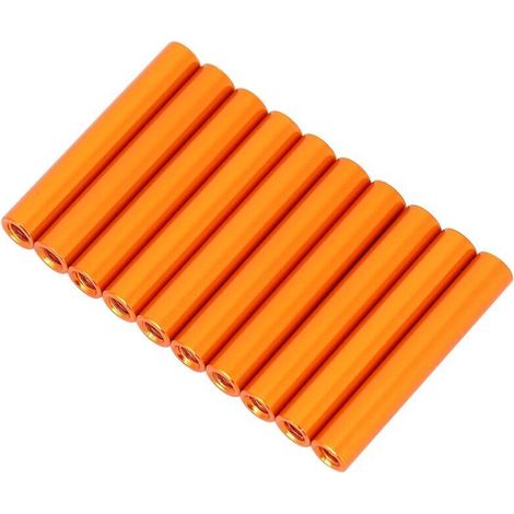 M3 x 30 Goujon d'assemblage, Entretoise Ronde De Colonne À Entretoise Tiges De Fixation De Goujon en Aluminium, Lot de 10