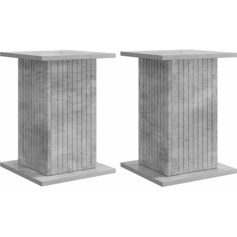 Maison Exclusive - Supporto per piante 2 pcs Grigio Cemento 30,5 x 30 x 43 cm