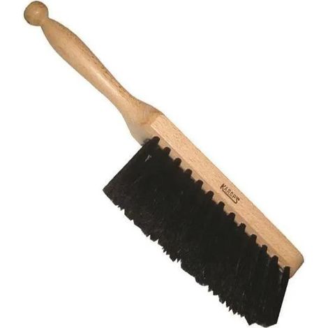 Domergue Gerade Bürste Schwarz 29,6 cm Geöltes Holz