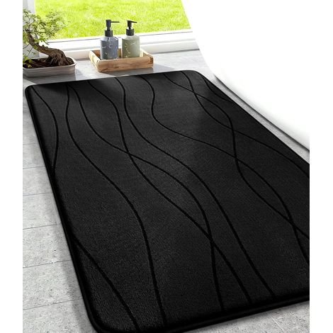 1 Tapis de bain, Mousse à mémoire de forme, Absorbant, Antidérapant, Douche et WC (1/5)