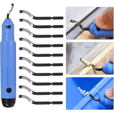 Défonceuse multi-matériaux 10 lames bois/métal/PVC (1/4)