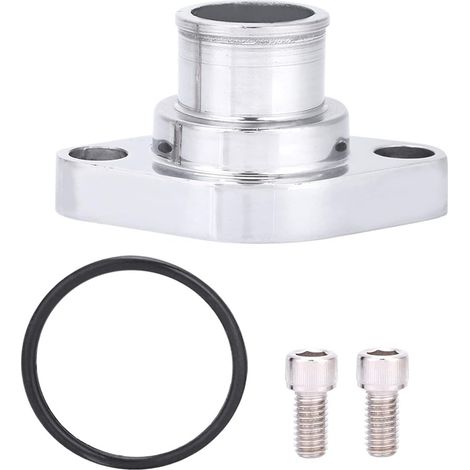 180°-Wasserstutzenthermostat aus Chrom, Chromdichtung, passend für Mopar-Motoren 273, 318, 340, 360, 361, 383, 400, 413, 426, W, 440 (1/5)