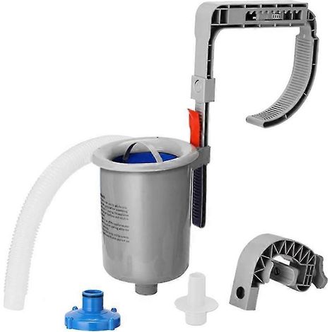 Oberflächenskimmer für Aufstellpools, Wandmontage – reinigt automatisch, Befestigung an aufblasbaren Kragen (1/5)