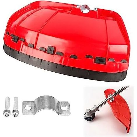 Schutzhaube für Freischneider, Kunststoffschutz, mit 2 Schrauben, für Freischneider mit einem Durchmesser von 28 mm, Rot - (1/5)