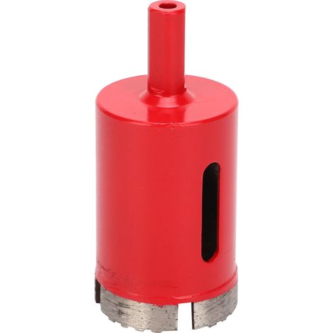 Foret à scie cloche diamanté rouge en acier rapide à denture ondulée de 38 mm pour marbre (1/5)