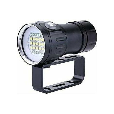 IPX8 wasserdichte Unterwasserlampe mit 18000 Lumen, Tauchtiefe bis zu 80 Meter, perfekt für Unterwasserfotos und -videos. (1/4)