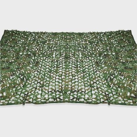 Filet d'ombrage dense décoratif extérieur, 3×4m, camouflage jungle, aménagement terrain (1/5)