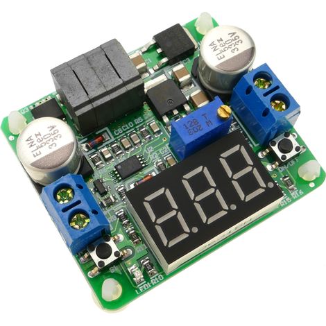 BeMatik - Alimentation DC-DC avec afficheur LCD LM2577 LM2596 DW-0382 (1/4)